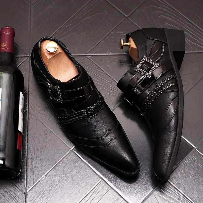 2020 Men business Shoes Fashion Luxury Brand Designer Pointed Toe Buckle Pleated Office Loafers Party Wedding designer shoes
2020 Men business Shoes Fashion Luxury Brand Designer Pointed Toe Buckle Pleated Office Loafers Party Wedding designer shoes