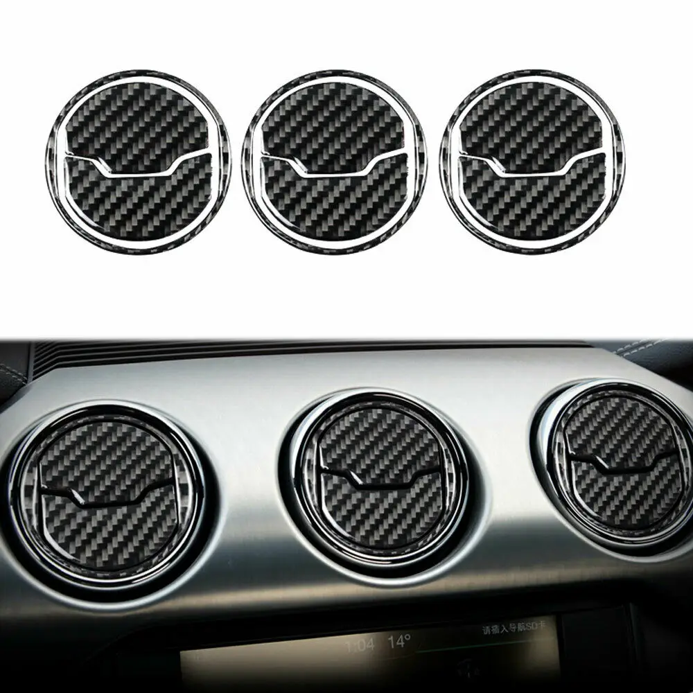 9pc Carbon Fiber Car Air Condition Vent Outlet Cover Trim For Ford Mustang 2015-2019
9pc Carbon Fiber Car Air Condition Vent Outlet Cover Trim For Ford Mustang 2015-2019