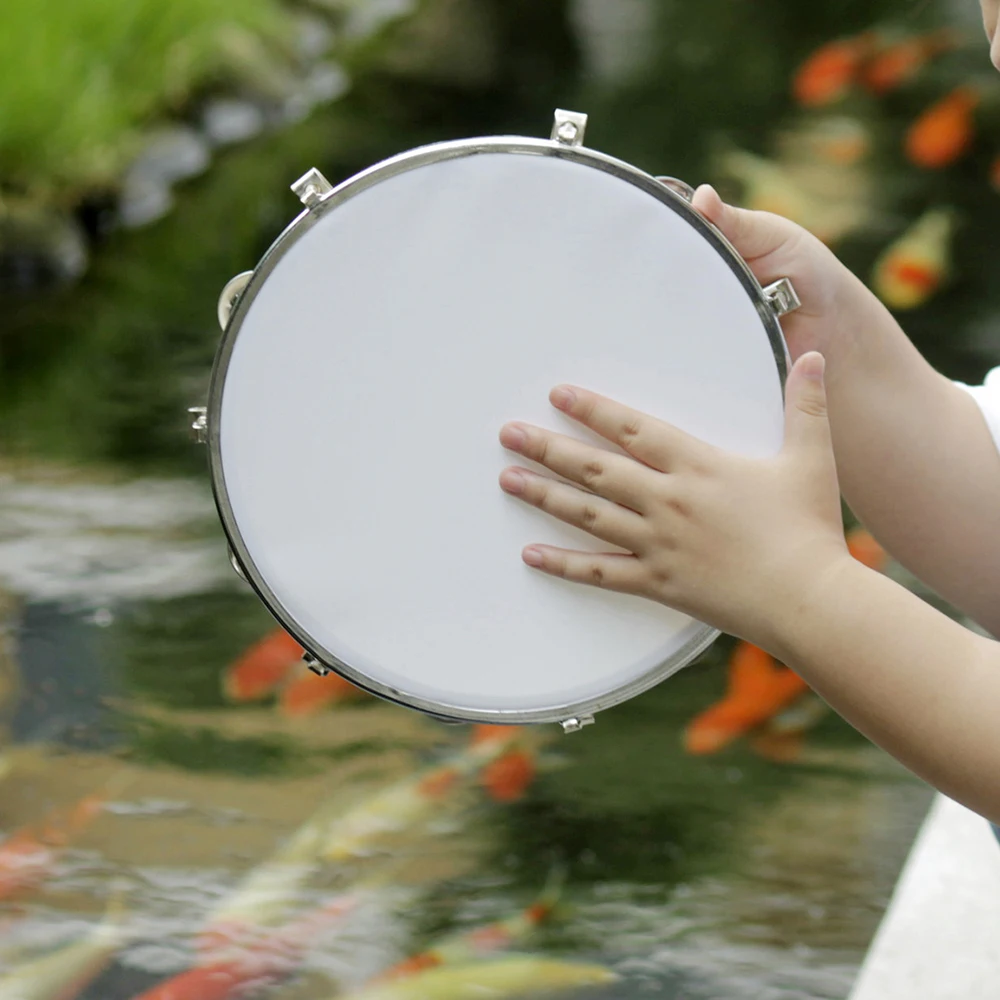 Durable 10 Inch Tambourine Percussion Drum Wooden Hand Held Tambourine Drum Bell Instrument For Kids Musical Educational Toys
Durable 10 Inch Tambourine Percussion Drum Wooden Hand Held Tambourine Drum Bell Instrument For Kids Musical Educational Toys