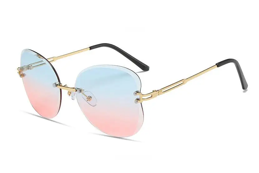 New Rimless Cat Eye Sunglasses Brand Designer Fashion Women Metal Sun glasses Luxury UV400 Shades Eyewear Oculos de sol
New Rimless Cat Eye Sunglasses Brand Designer Fashion Women Metal Sun glasses Luxury UV400 Shades Eyewear Oculos de sol