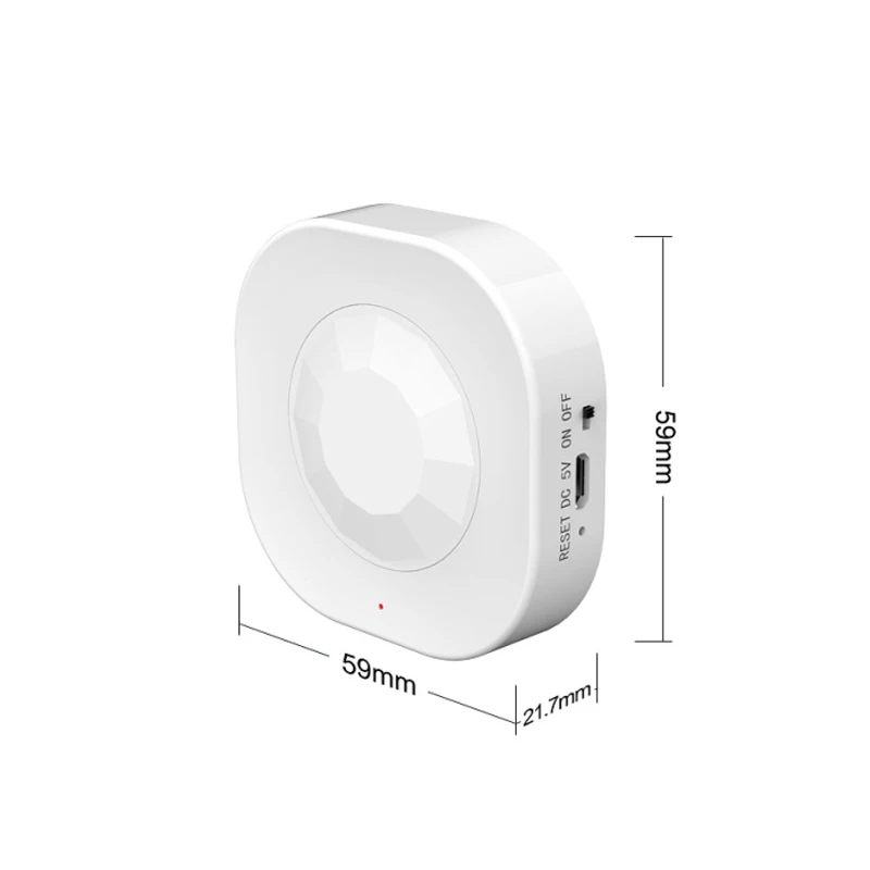 2.4G Wifi Motion PIR MotionSensor Mini Tuya Infrared Passive Detector With 110viewing Angle No Gateway Required Home Security
2.4G Wifi Motion PIR MotionSensor Mini Tuya Infrared Passive Detector With 110viewing Angle No Gateway Required Home Security