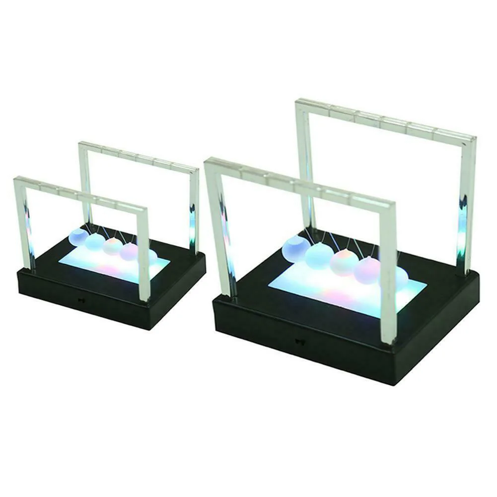 Newton Cradle Desk Table Ornaments Metal Pendulum Ball Pendulum Steel Balance Ball with Switch Control Office Decor
Newton Cradle Desk Table Ornaments Metal Pendulum Ball Pendulum Steel Balance Ball with Switch Control Office Decor