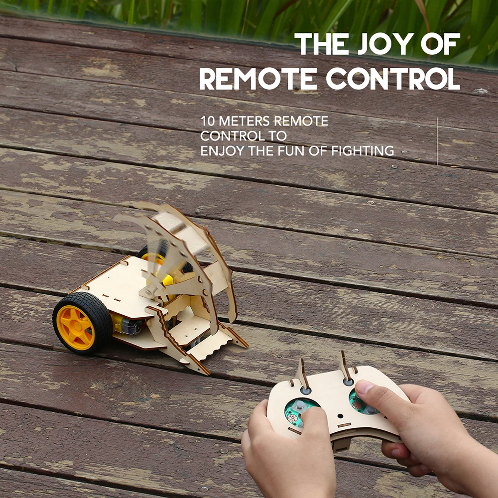 RC Toys For Children 3D Puzzle DIY STEM Electric Motor Science Kit, Wooden Battle Bots Remote Controlled Toy
RC Toys For Children 3D Puzzle DIY STEM Electric Motor Science Kit, Wooden Battle Bots Remote Controlled Toy