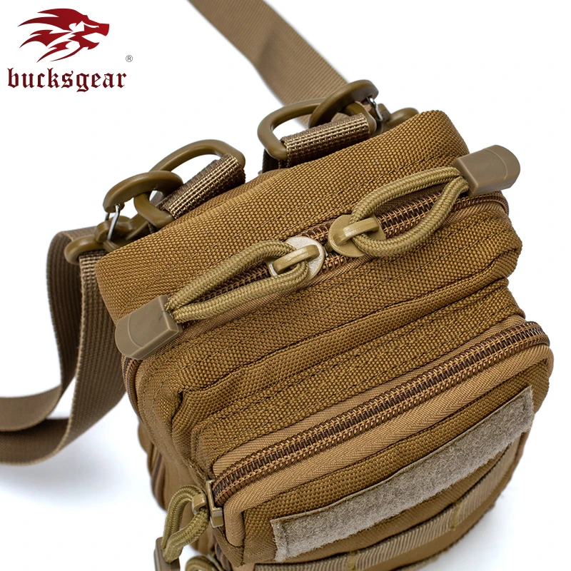 BUCKSGEAR 1000D waterproof military medical pouch MOLLE system durable mini tactical sling bag army smart phone pouch
BUCKSGEAR 1000D waterproof military medical pouch MOLLE system durable mini tactical sling bag army smart phone pouch