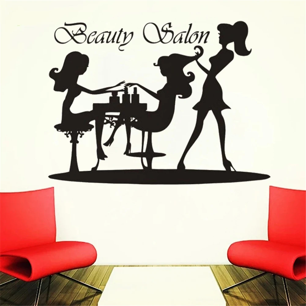 Nail Art Design Wall Stickers Lady Hairdressing Window Vinyl Poster Beauty Salon Decoration Girls Make Up Decals Murals DW7429
Nail Art Design Wall Stickers Lady Hairdressing Window Vinyl Poster Beauty Salon Decoration Girls Make Up Decals Murals DW7429