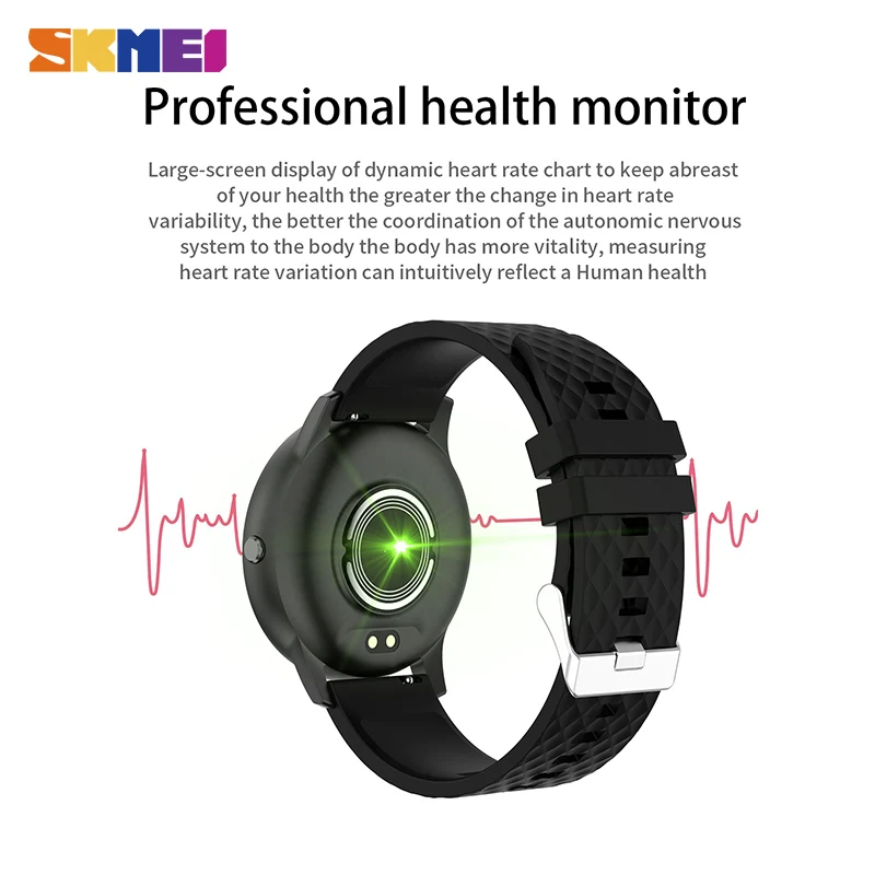 SKMEI Touch Screen Smart Watch Bracelet Fitness Tracker Blood Pressure oxygen Heart Rate Monitor Smartwatch For Xiaomi IPhone |