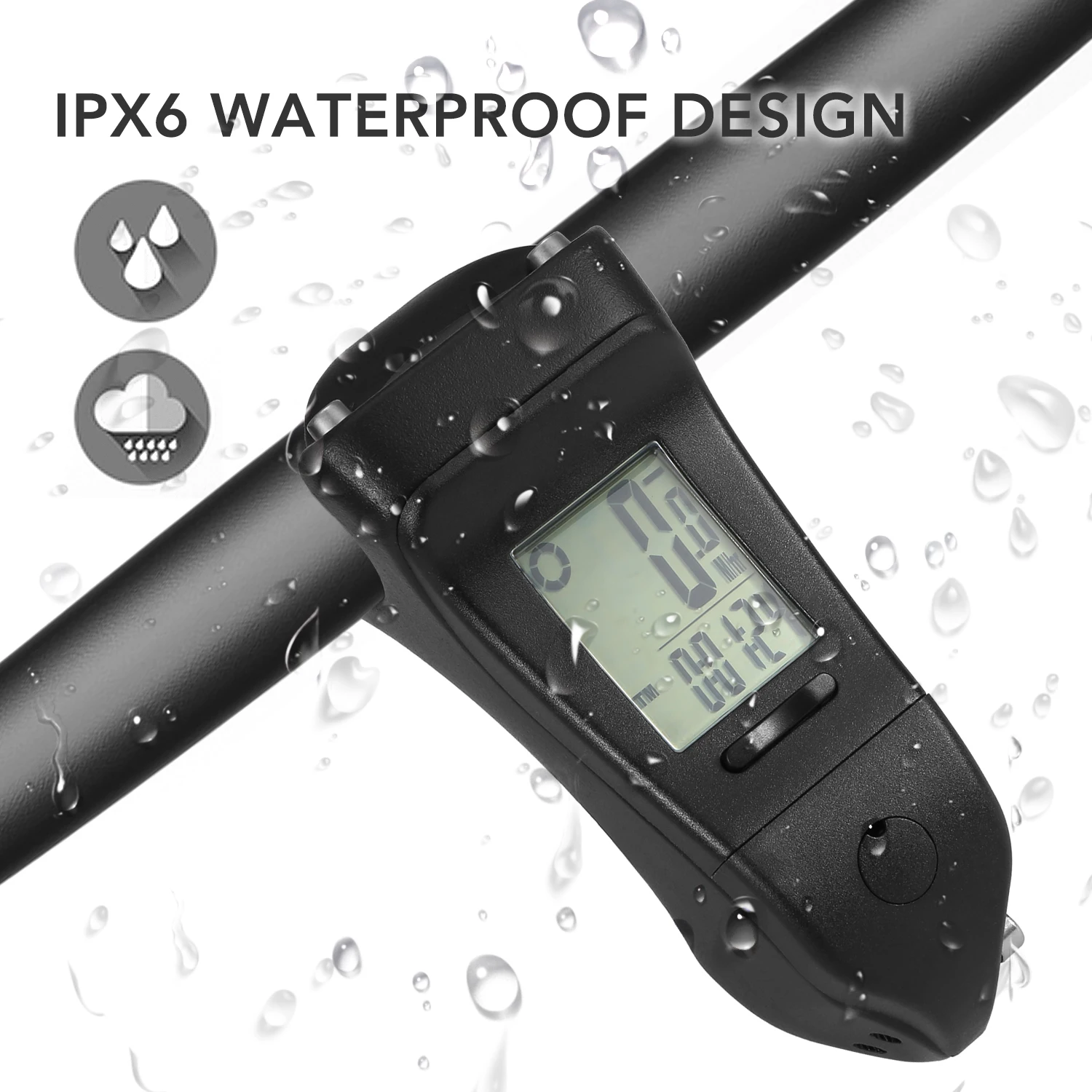 Wireless Bike Computer Mountain Bike Speedometer Odometer IPX6 Waterproof Cycling Measurable Temperature Stopwatch
Wireless Bike Computer Mountain Bike Speedometer Odometer IPX6 Waterproof Cycling Measurable Temperature Stopwatch