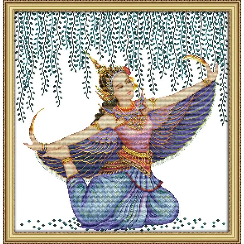 Joy Sunday TheThai Dance под ивой деревом Китайские узоры для вышивки крестиком напечатанные на холсте Набор для вышивки DIY DMC14CT
Joy Sunday TheThai Dance под ивой деревом Китайские узоры для вышивки крестиком напечатанные на холсте Набор для вышивки DIY DMC14CT