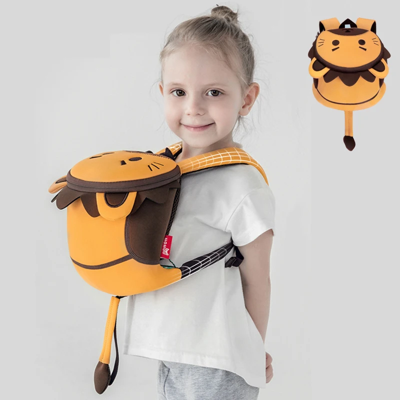 Милые детские рюкзаки для малышей с поводком безопасности Детский рюкзак 3D