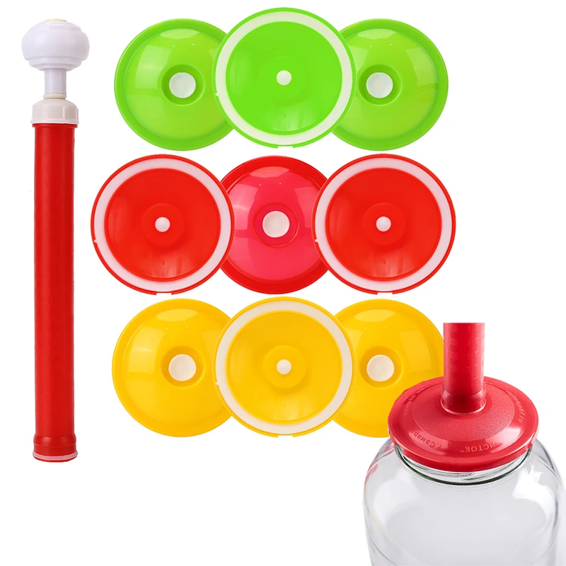 Вакуумная Крышка Для банки с насосом, 9 шт., Canning lid, пластиковая многоразовая стеклянная вакуумная герметичная система, домашнее хранение 
Вакуумная Крышка Для банки с насосом, 9 шт., Canning lid, пластиковая многоразовая стеклянная вакуумная герметичная система, домашнее хранение