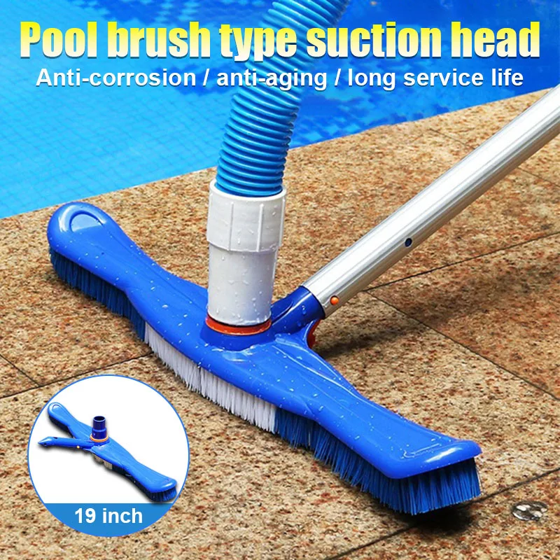 Hot Sale 19 Inch Swimming Pool Cleaning Brush Head Pond Wall Floor Broom Cleaner Tool ED889
Hot Sale 19 Inch Swimming Pool Cleaning Brush Head Pond Wall Floor Broom Cleaner Tool ED889