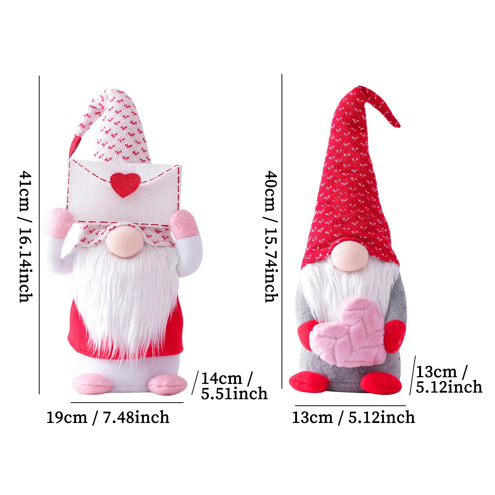 2pcs Valentine Gnomes Doll Valentine's Day Gifts Ornaments Decor For Bedroom Living Room Desktop Decoration Standing Post
2pcs Valentine Gnomes Doll Valentine's Day Gifts Ornaments Decor For Bedroom Living Room Desktop Decoration Standing Post