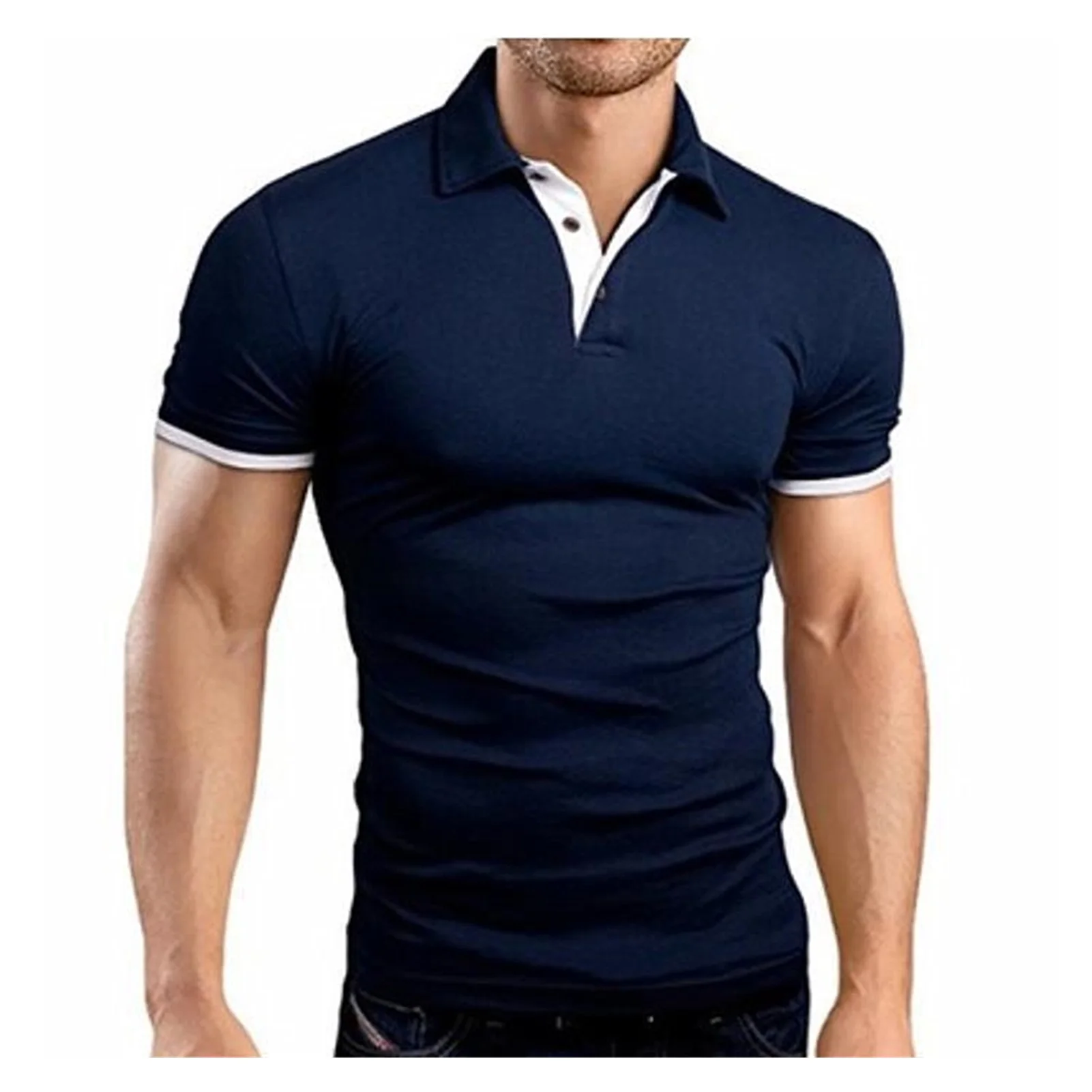 2022NEW 2021 Brand New Men's T-shirt Lapel Casual Short-sleeved Stitching Men T-shirt for Male Solid Color Pullover Top Man T
2022NEW 2021 Brand New Men's T-shirt Lapel Casual Short-sleeved Stitching Men T-shirt for Male Solid Color Pullover Top Man T