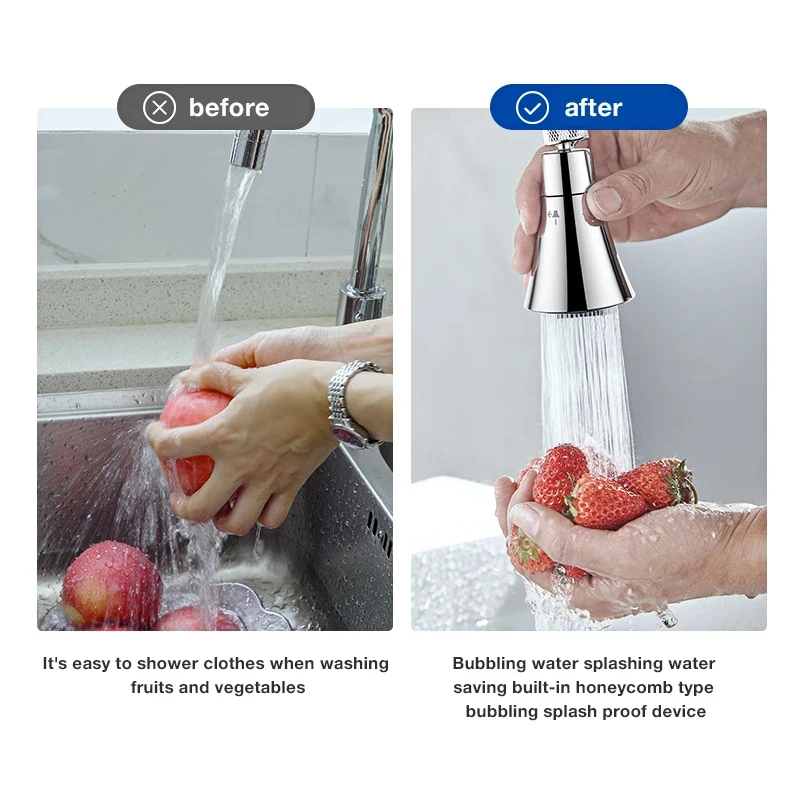 Rotatable Pressurized Faucet 360 ° Rotatable Faucet Sprayer Attachment Tap Booster For Kitchen Bathroom Kitchen Drains Strainers
Rotatable Pressurized Faucet 360 ° Rotatable Faucet Sprayer Attachment Tap Booster For Kitchen Bathroom Kitchen Drains Strainers