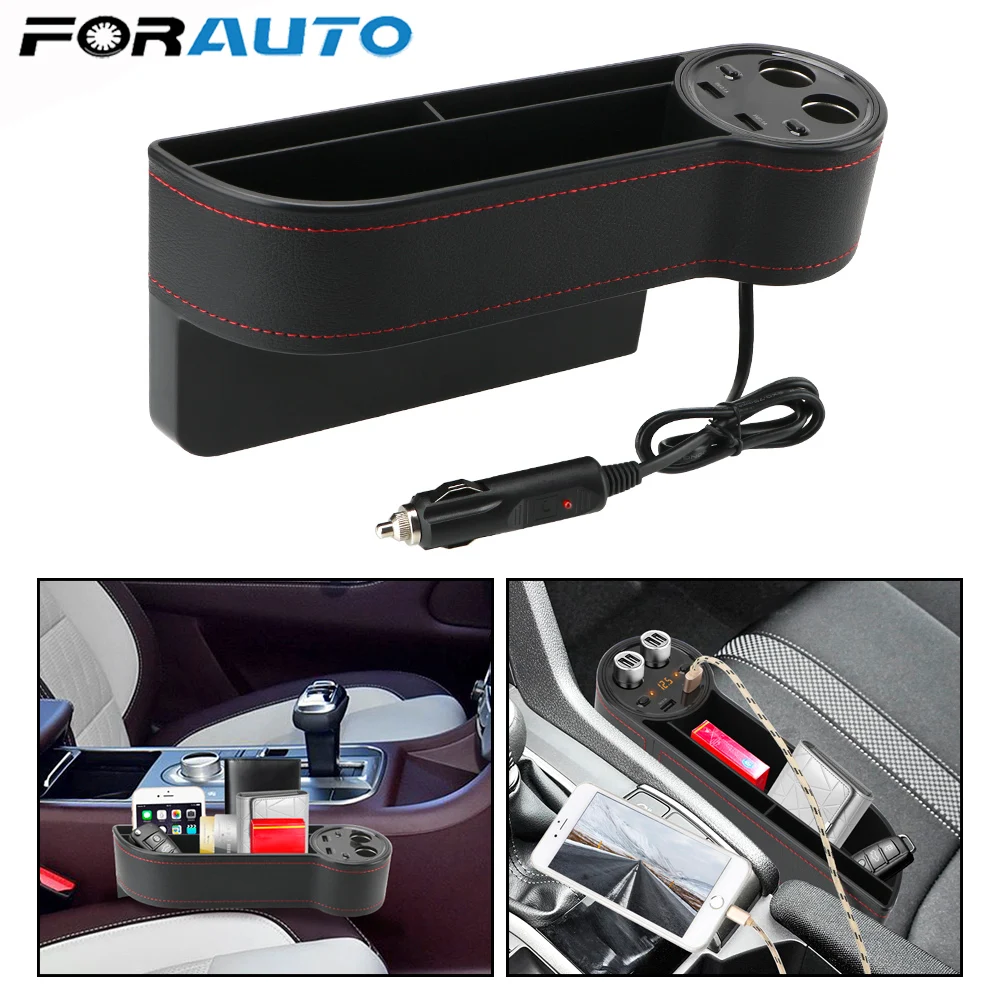 Car Accessories Seat Crevice Gaps Storage Box Car Organizer USB Charger Cigarette Lighter Car Seat Side Slit Pocket
Car Accessories Seat Crevice Gaps Storage Box Car Organizer USB Charger Cigarette Lighter Car Seat Side Slit Pocket