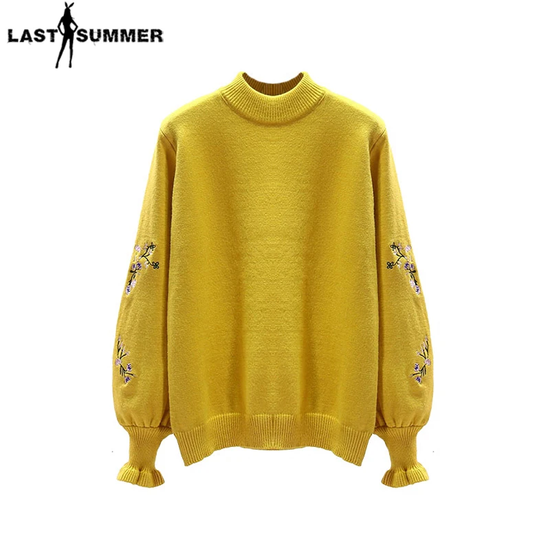 New Fashion 2020 Women Autumn Winter Embroidery Flower Sweater Pullovers Casual Warm Female Knitted Sweaters Pullover Lady
New Fashion 2020 Women Autumn Winter Embroidery Flower Sweater Pullovers Casual Warm Female Knitted Sweaters Pullover Lady