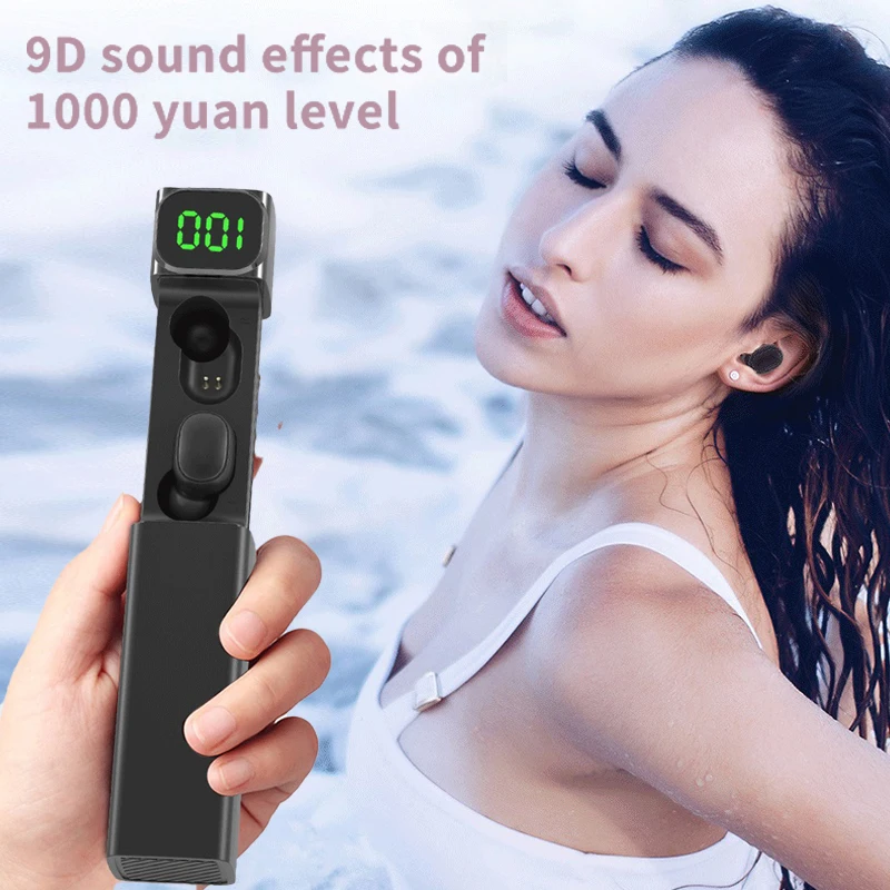 True Wireless Earbuds Bluetooth Earphone With Mic CVC Noise Cancelling Headphones Headset IPX7 Water Proof IOS Android Phones
True Wireless Earbuds Bluetooth Earphone With Mic CVC Noise Cancelling Headphones Headset IPX7 Water Proof IOS Android Phones