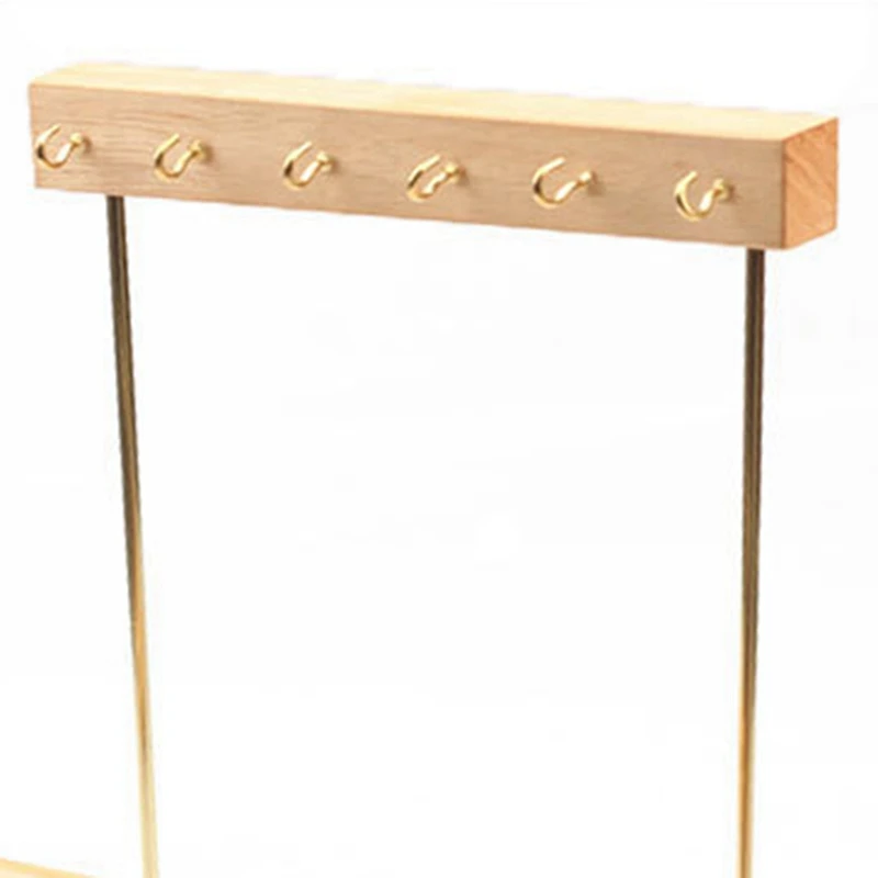 1x Women's Necklace Storage Box and Earring Holder & 3Pcs Triple-Cornered T-Bar Earrings Walnut Ornaments Jewelry Stand
1x Women's Necklace Storage Box and Earring Holder & 3Pcs Triple-Cornered T-Bar Earrings Walnut Ornaments Jewelry Stand