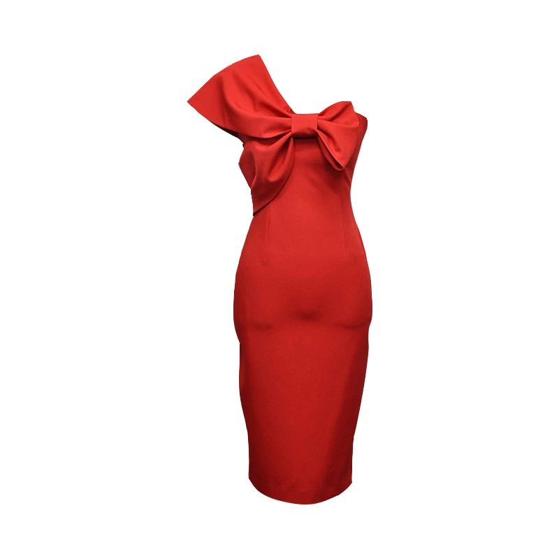 Foamlina Sexy Red One Shoulder Bodycon Dress for Women Summer Fashion Sleeveless Big Bow High Waist Evening Party Sheath Dress
Foamlina Sexy Red One Shoulder Bodycon Dress for Women Summer Fashion Sleeveless Big Bow High Waist Evening Party Sheath Dress