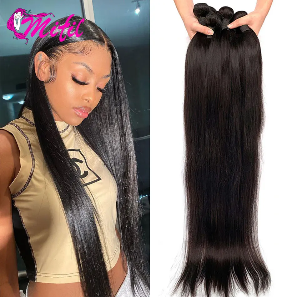 Mifil Raw Indian Straight Hair Bundles 8-24Inch Medium Length 100% Remy Human Hair Extension Weaving Bundle 1/3/4/5 Bundles Deal
Mifil Raw Indian Straight Hair Bundles 8-24Inch Medium Length 100% Remy Human Hair Extension Weaving Bundle 1/3/4/5 Bundles Deal