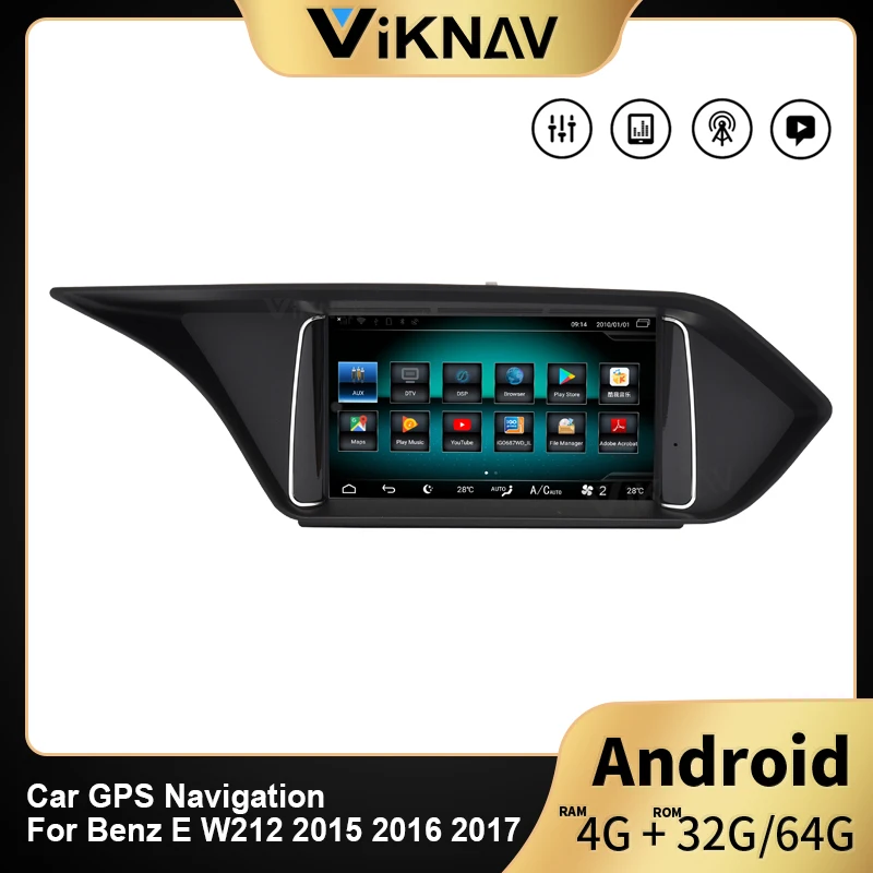 Автомобильный GPS навигатор Автомобильный мультимедийный плеер GPS головное устройство Радио Стерео магнитофон для Benz E W212 2015 2016 2017
Автомобильный GPS навигатор Автомобильный мультимедийный плеер GPS головное устройство Радио Стерео магнитофон для Benz E W212 2015 2016 2017