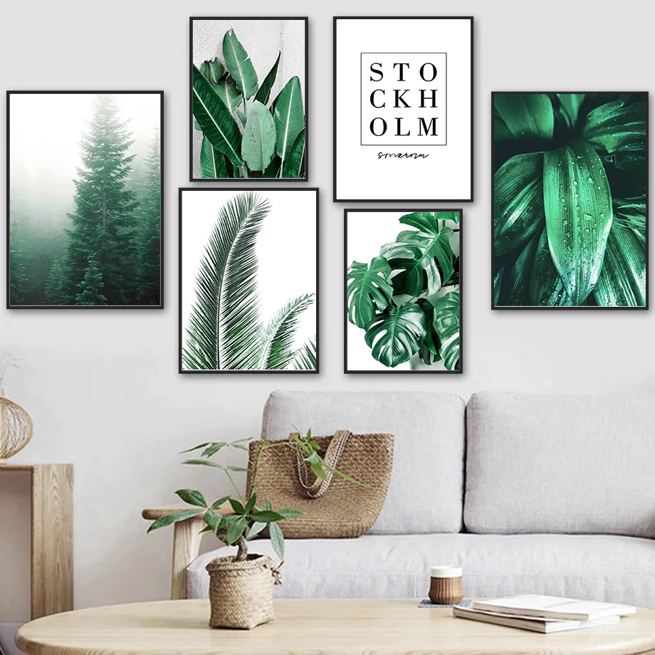 Palm Banana Leaf Monstera Clivia Pine Wall Art Canvas Painting Nordic Posters And Prints For Living Room Decor Wall Pictures
Palm Banana Leaf Monstera Clivia Pine Wall Art Canvas Painting Nordic Posters And Prints For Living Room Decor Wall Pictures