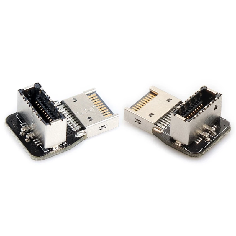 USB3.1 GEN2 Type-E to Type-E Extension Cable Internal USB 3.1 Type E 90 Degree Right Left Turn Adapter for Motherboard
USB3.1 GEN2 Type-E to Type-E Extension Cable Internal USB 3.1 Type E 90 Degree Right Left Turn Adapter for Motherboard