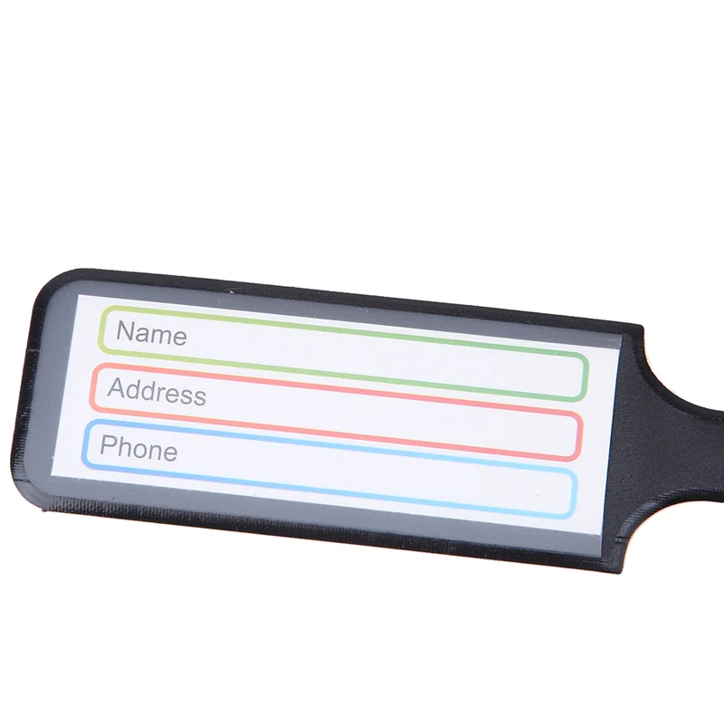 Cute Luggage Label Straps Suitcase Id Name Address Identify Tags Luggage Tags High Quality Small Fresh Airplane Pvc Accessories
Cute Luggage Label Straps Suitcase Id Name Address Identify Tags Luggage Tags High Quality Small Fresh Airplane Pvc Accessories