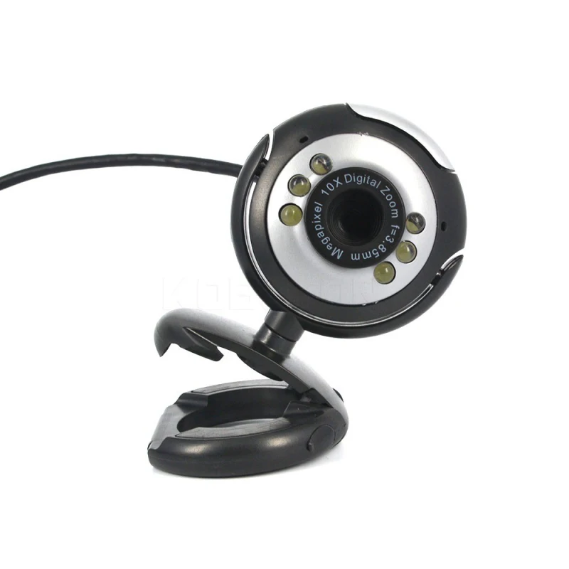High Quality USB2.0 Web Camera 6 LED Night Light HD Webcam MIC For Computer PC Laptop Desktop Webcam Camera
High Quality USB2.0 Web Camera 6 LED Night Light HD Webcam MIC For Computer PC Laptop Desktop Webcam Camera