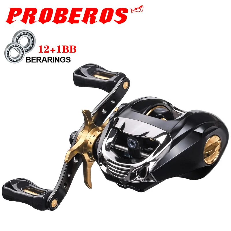2020 New High Quality 12+1BB Fishing Reel Carbon Shell Lightweight 201g Max Drag 8KG Baitcasting Casting | Спорт и развлечения