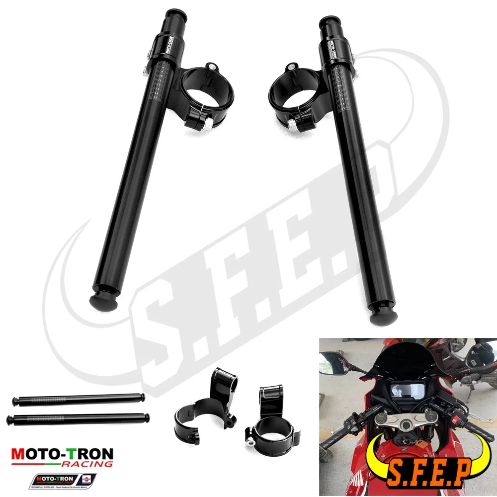 MOTO-TRON Мотоцикл CNC Clip-ons руль трубки для Honda CBR650R CB650R 2019 2020 2021
MOTO-TRON Мотоцикл CNC Clip-ons руль трубки для Honda CBR650R CB650R 2019 2020 2021