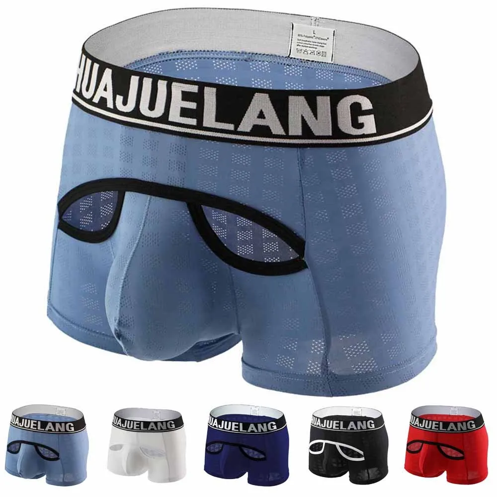 Men Hollow BreathaMens Low Rise Sheer See Boxer Shorts Men's Sexy Underwear Nylon Boxers Breathable Holes Male Panties Trunk
Men Hollow BreathaMens Low Rise Sheer See Boxer Shorts Men's Sexy Underwear Nylon Boxers Breathable Holes Male Panties Trunk