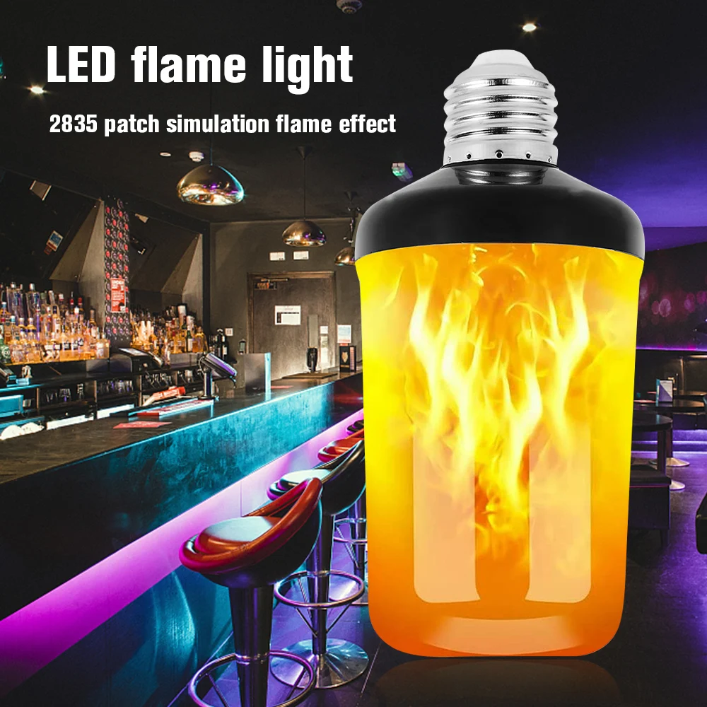Светодиодная лампочка с эффектом пламени E27, лампочка-кукуруза E14 B22, Мерцающая светодиодсветильник лампочка с динамическим эффектом пламен...
Светодиодная лампочка с эффектом пламени E27, лампочка-кукуруза E14 B22, Мерцающая светодиодсветильник лампочка с динамическим эффектом пламен...