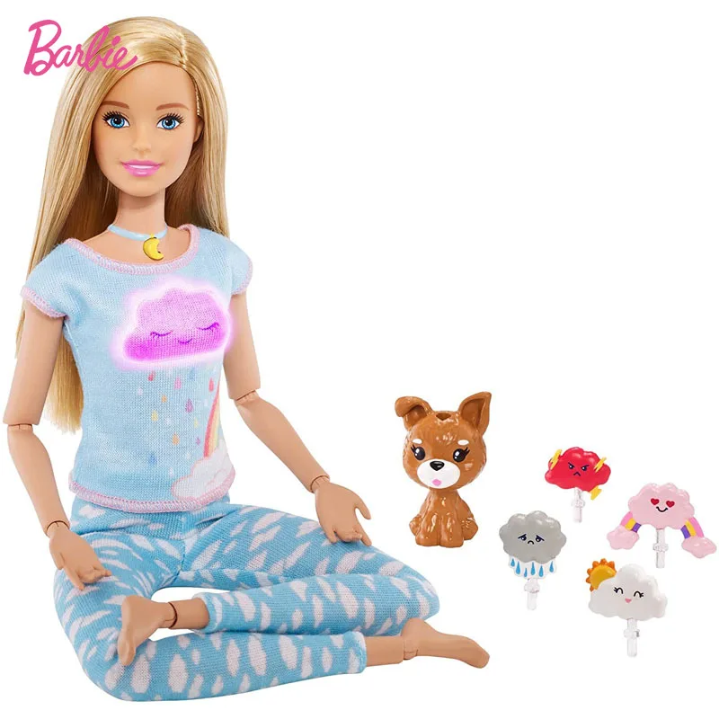 Barbie Breathe with Me Meditation Doll with Sound and Light Movable Joints Yoga Dressup Doll Girl Toy GMJ72
Barbie Breathe with Me Meditation Doll with Sound and Light Movable Joints Yoga Dressup Doll Girl Toy GMJ72