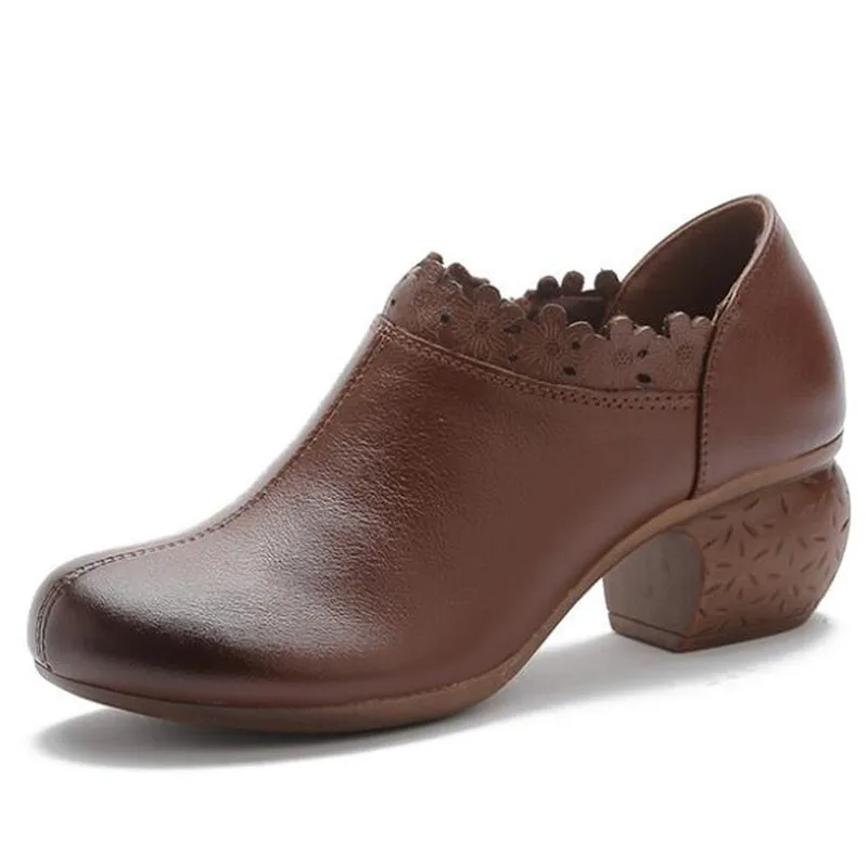 Promotion Sale Top Cowhide Autumn Women High Heel Shoes 2022 Deep Mouth Genuine Leather Shoes Classic Fashion Shoes Woman New
Promotion Sale Top Cowhide Autumn Women High Heel Shoes 2022 Deep Mouth Genuine Leather Shoes Classic Fashion Shoes Woman New