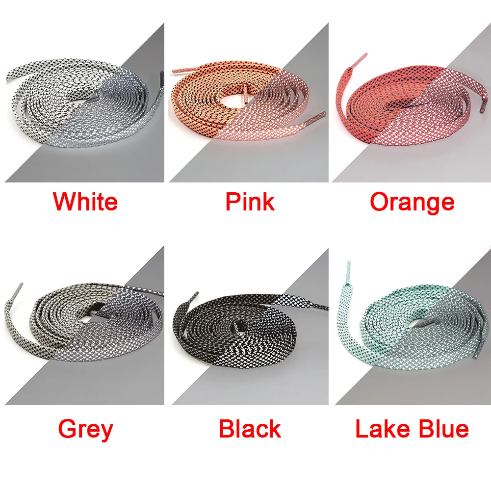 120cm Night Luminous Kids Adults Reflective Running Accessories Practical Elastic Double Sided Sports Shoelace Flat Design
120cm Night Luminous Kids Adults Reflective Running Accessories Practical Elastic Double Sided Sports Shoelace Flat Design