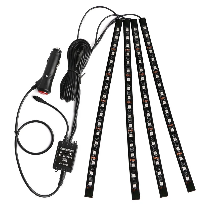 Автомобильный светодиодный светильник для ног, атмосферная лампа 5050-18smd, внутренняя атмосферная лампа, дистанционное управление звуком
Автомобильный светодиодный светильник для ног, атмосферная лампа 5050-18smd, внутренняя атмосферная лампа, дистанционное управление звуком