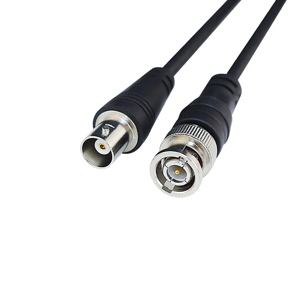 

1M BNC Male to Female Plug CCTV Extension Coaxial Line Cable Male to Male Security Monitoring 0.5m 2m 3m 5m 3.3ft Long Black
