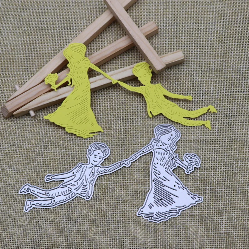 Bride and Groom Metal Cutting Dies Husband and Wife Stencils Die Cut for DIY Scrapbooking Album Paper Card Embossing
Bride and Groom Metal Cutting Dies Husband and Wife Stencils Die Cut for DIY Scrapbooking Album Paper Card Embossing