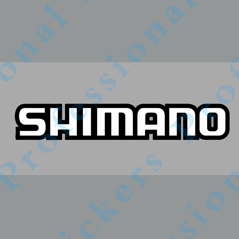 Фото Переводная наклейка Shimano высокого качества водонепроницаемые брендовые Стикеры