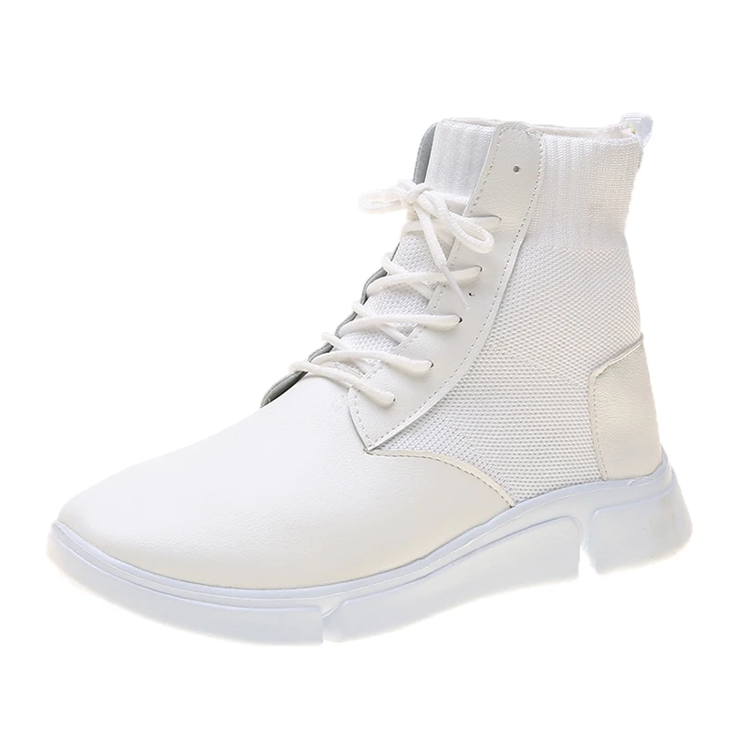 2021 New Women Shoes Flats Casual Ladies Lace-Up PU Breathable Female High Top Sneakers Walking Mujer Zapatos Large Size 35-43
2021 New Women Shoes Flats Casual Ladies Lace-Up PU Breathable Female High Top Sneakers Walking Mujer Zapatos Large Size 35-43