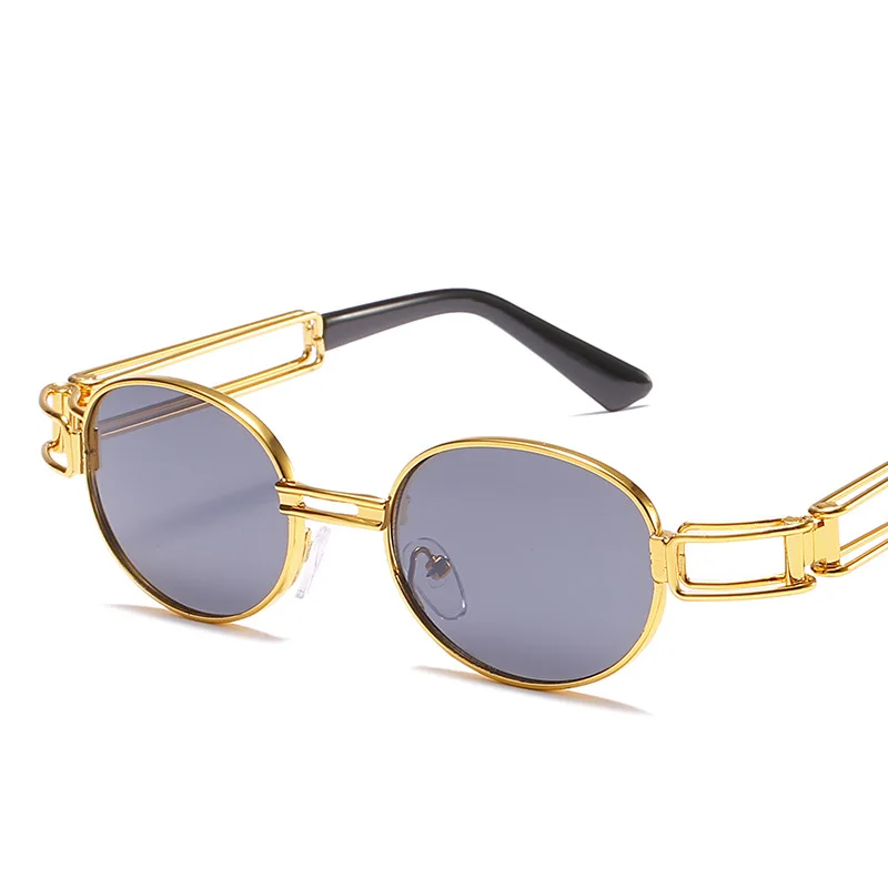 Vintage Steampunk Round Sunglasses Men Brand Design Steam Punk Metal Sun Glasses For Women Shades UV400 Gafas de Sol
Vintage Steampunk Round Sunglasses Men Brand Design Steam Punk Metal Sun Glasses For Women Shades UV400 Gafas de Sol
