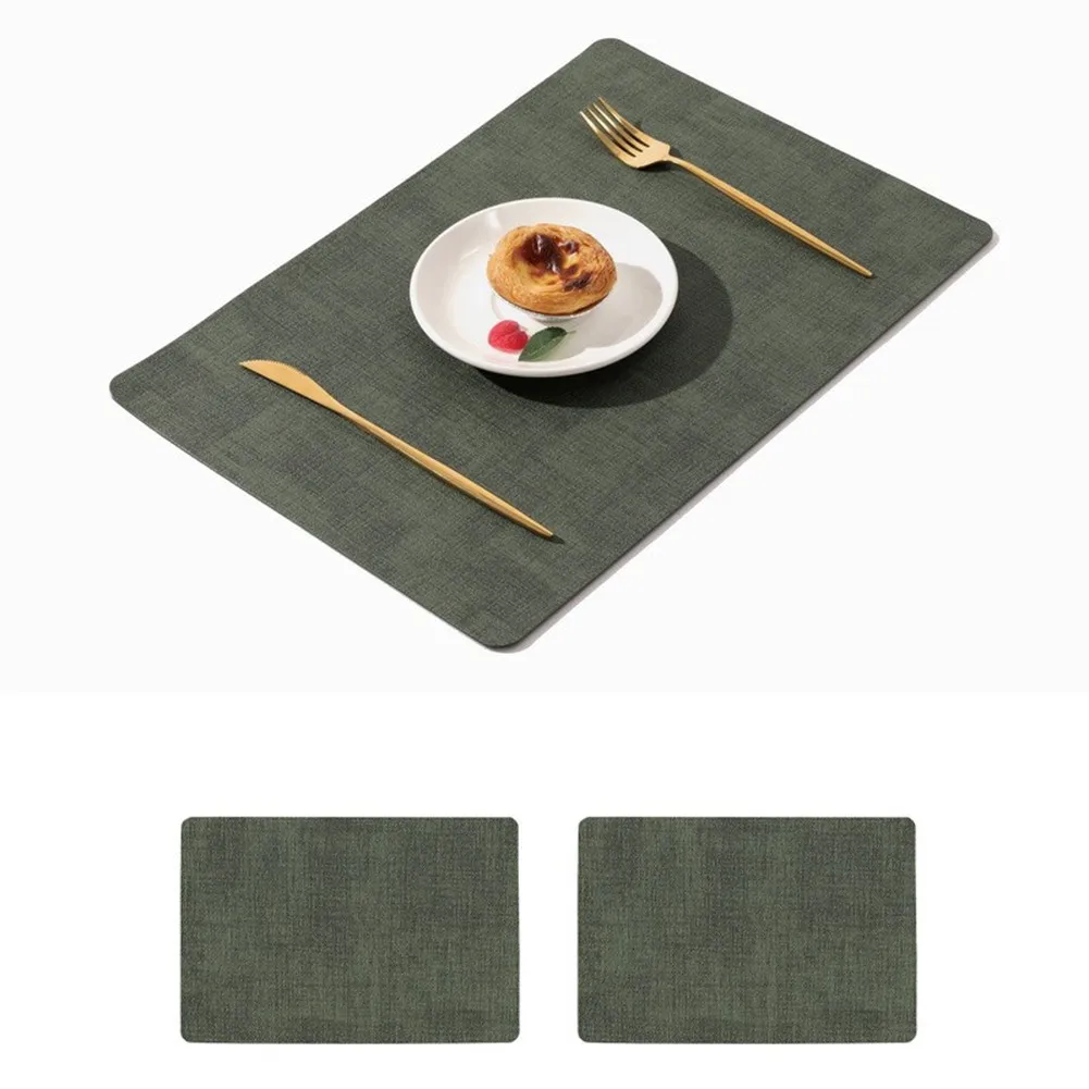 Leather Square Placemat Coaster Nordic Oil Water Resistant Tableware Pad Double-Sided Heat Insulation Non-Slip Tablemat 43*30cm
Leather Square Placemat Coaster Nordic Oil Water Resistant Tableware Pad Double-Sided Heat Insulation Non-Slip Tablemat 43*30cm