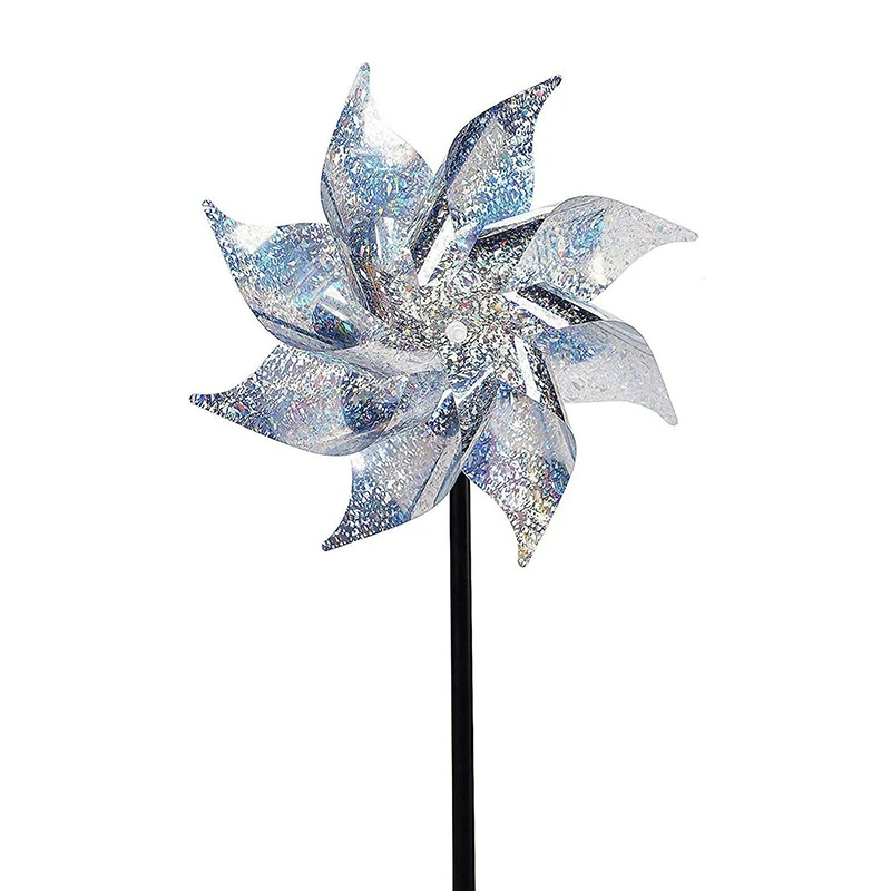 Bird Repellent Windmill Reflective Pest Scare Deterrent Device Decoration For Orchards Gardens Barns Trees Bird Repellent 5PCS
Bird Repellent Windmill Reflective Pest Scare Deterrent Device Decoration For Orchards Gardens Barns Trees Bird Repellent 5PCS