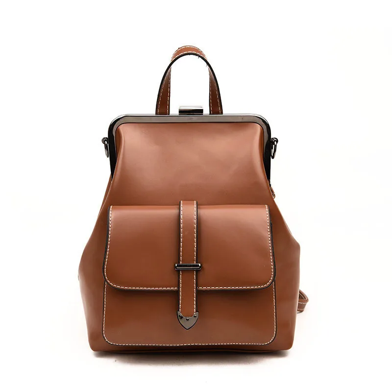 New Ladies Backpack Student Clip School Bag Fashion Leather Shoulder Bags Messenger Pack Woman Travel Backpacks Designer Bag
New Ladies Backpack Student Clip School Bag Fashion Leather Shoulder Bags Messenger Pack Woman Travel Backpacks Designer Bag