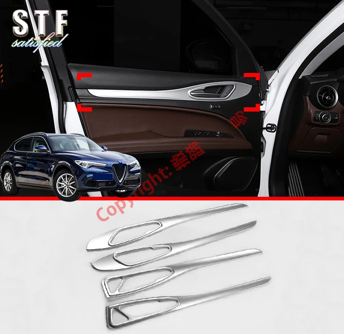 ABS Pearl Chrome Interior Car Decoration Door Handle Cover Trim Molding For Alfa Romeo Stelvio 2017 2018 2019
ABS Pearl Chrome Interior Car Decoration Door Handle Cover Trim Molding For Alfa Romeo Stelvio 2017 2018 2019