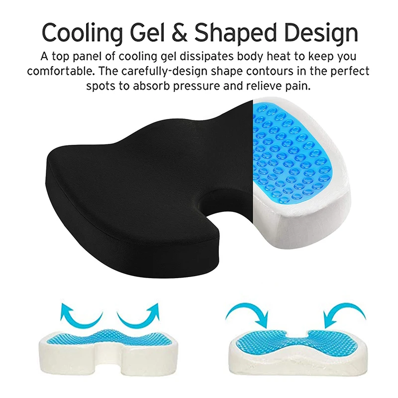Car U-Shape Seat Cushion Gel New Travel Breathable Seat Cushion Coccyx Orthopedic Memory Foam U Seat Massage Chair Cushion Pad
Car U-Shape Seat Cushion Gel New Travel Breathable Seat Cushion Coccyx Orthopedic Memory Foam U Seat Massage Chair Cushion Pad
