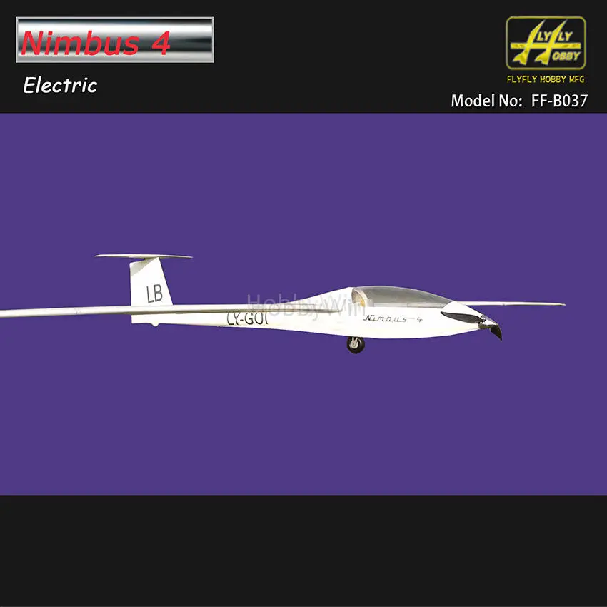 FlyFly Hobby Nimbus 4000mm Electric Glider with brake Fiberglass Fuselage Wooden Wing RC Model Airplane
FlyFly Hobby Nimbus 4000mm Electric Glider with brake Fiberglass Fuselage Wooden Wing RC Model Airplane