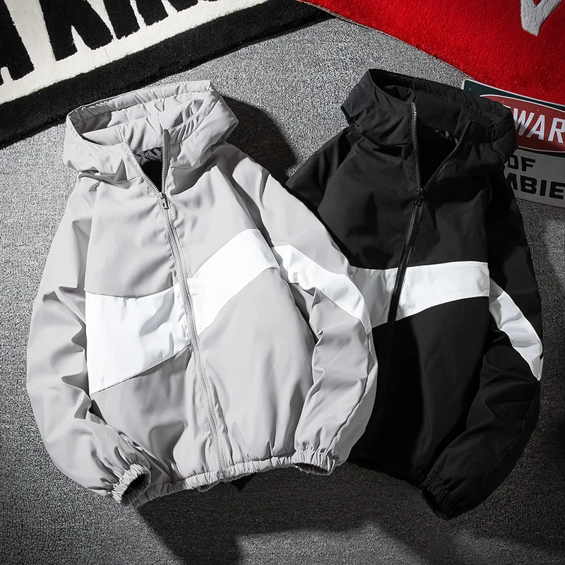 Jacket Men's Jacket Autumn/winter With Cotton Windbreaker Student Hooded Youth Sports Trend Men's Clothes Sportswear
Jacket Men's Jacket Autumn/winter With Cotton Windbreaker Student Hooded Youth Sports Trend Men's Clothes Sportswear