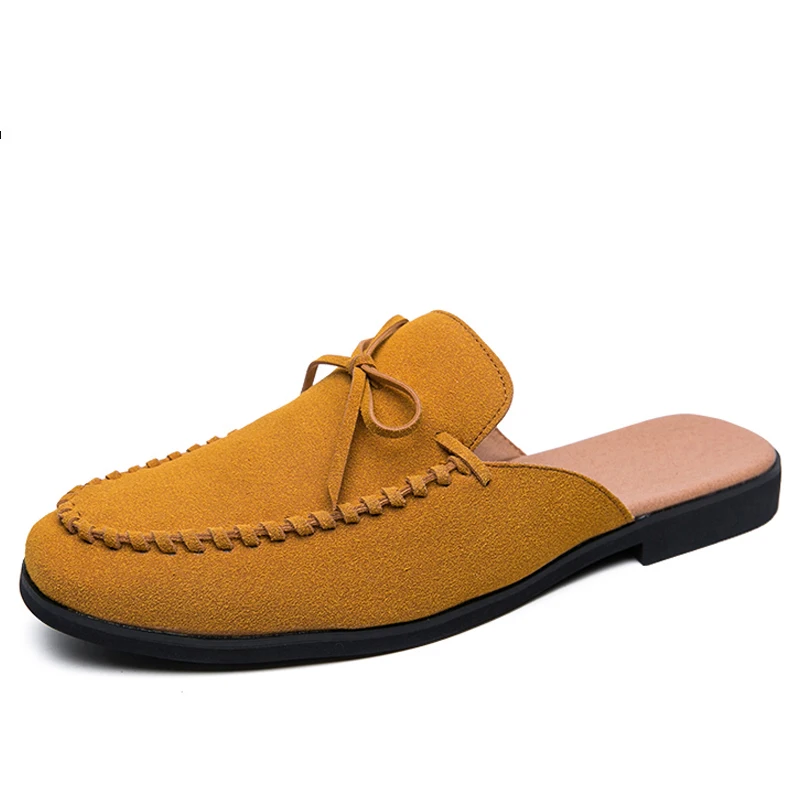 Mens Half Loafers Breathable Slip-on Slippers Lightweight Mules Handmade Half Shoes Fashion Drag Shoes Man Casual Shoes
Mens Half Loafers Breathable Slip-on Slippers Lightweight Mules Handmade Half Shoes Fashion Drag Shoes Man Casual Shoes